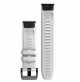QuickFit 22 Watch Bands - Carrera White Silicone - 010-13123-00 - Garmin